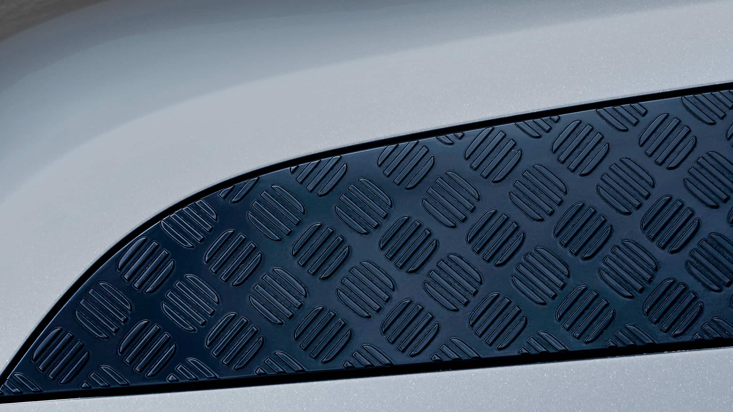 Primo piano del design del lato dell'auto