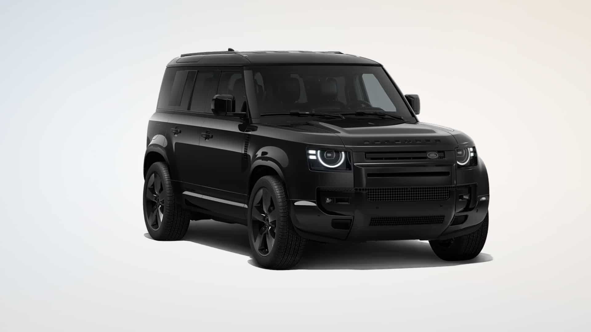 Defender 110 in Santorini Black