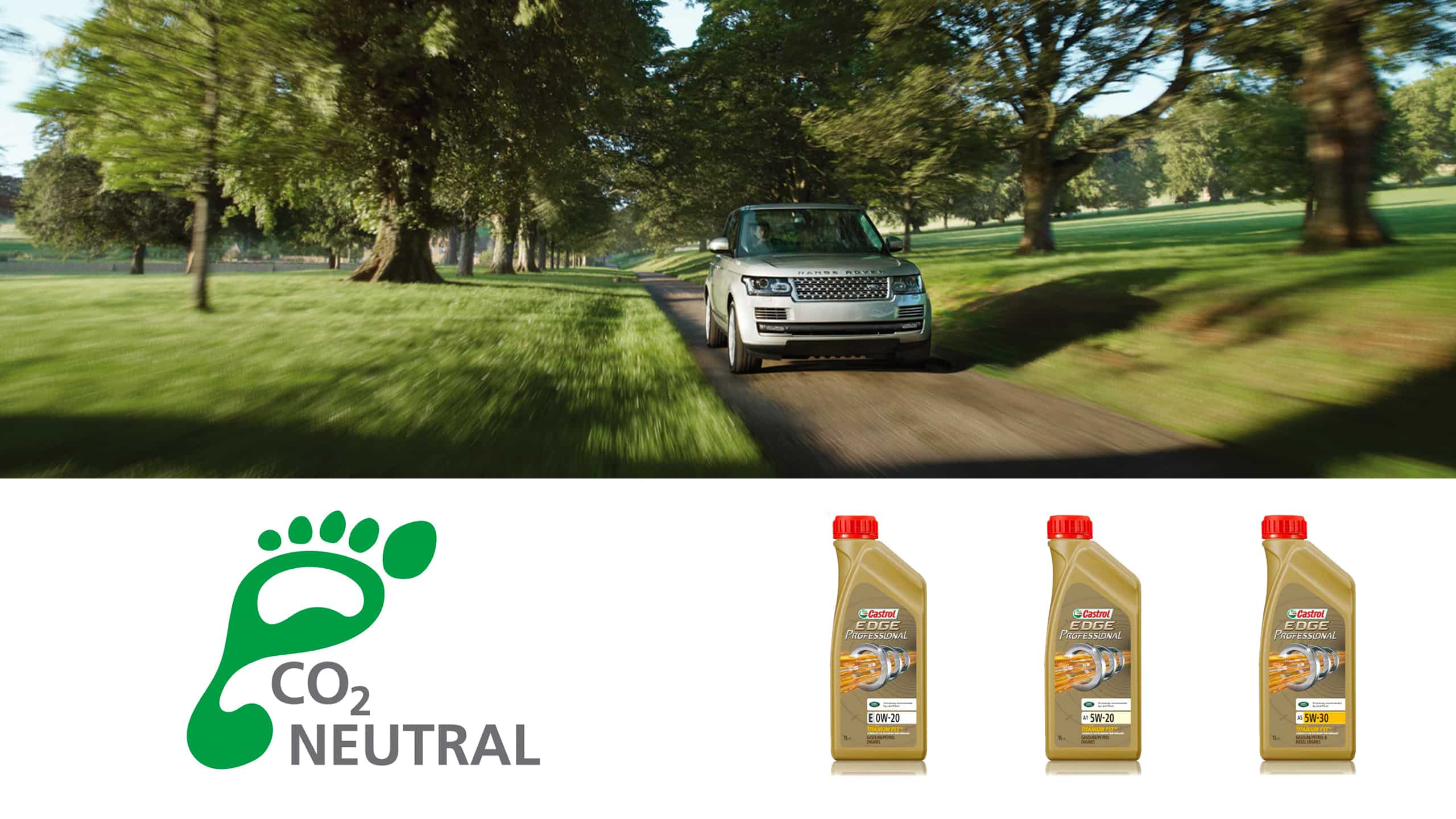 Landrover Rangerover castrol oil with co2 emission advertisement 